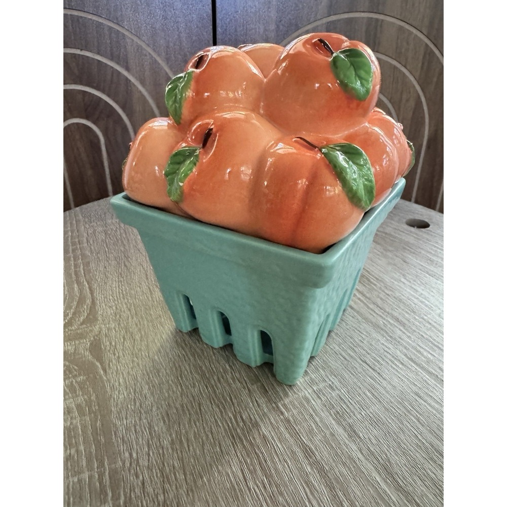 Homeworx By Harry Slatkin Farmstand Peach Basket Candle Holder 79-927Z